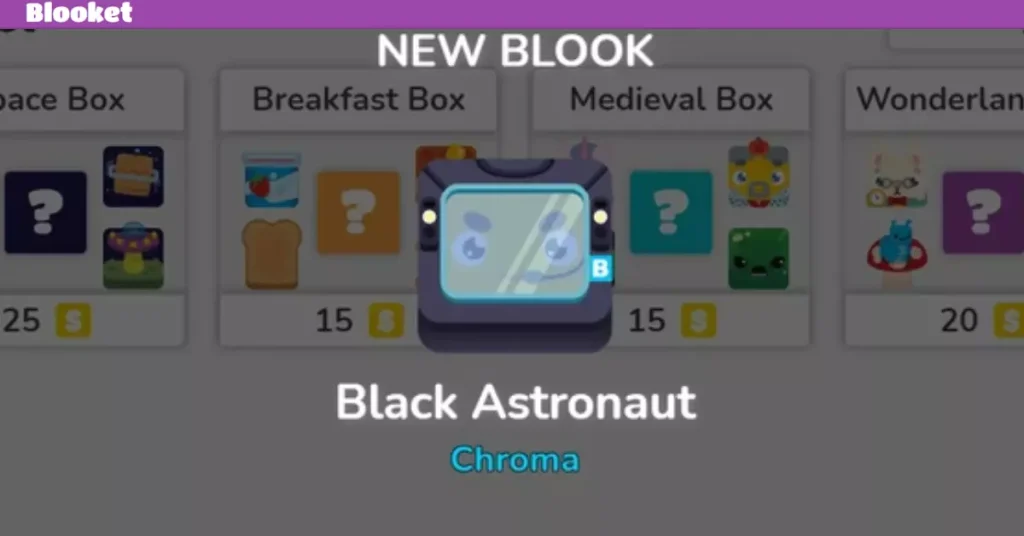 Black Astronaut in Blooket