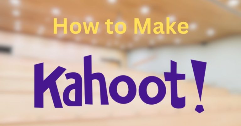 Make a Kahoot